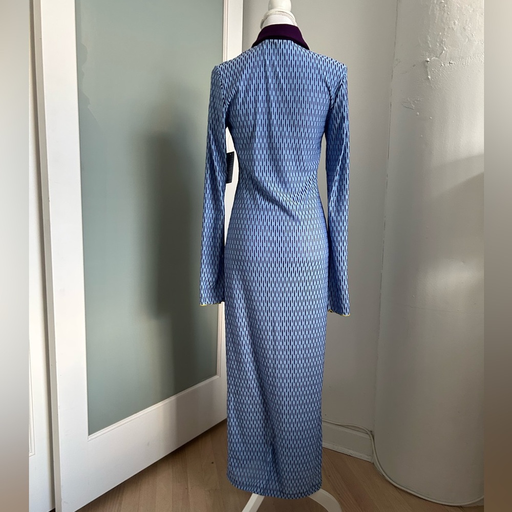 Nordstrom Sammy B Virgo Front Button Long Dress - M - Picture 9 of 14
